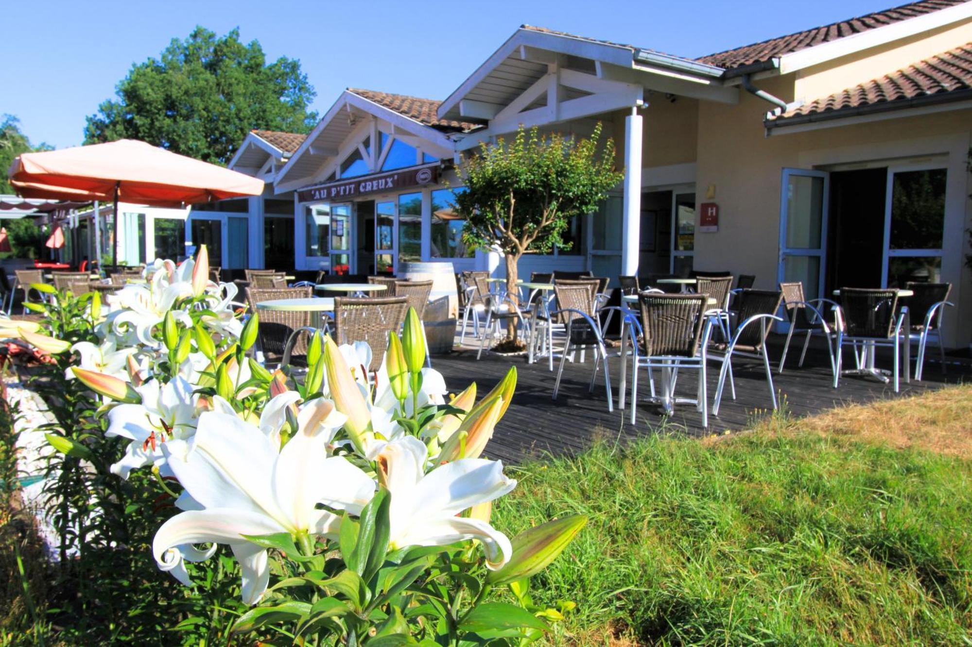 Au P'Tit Creux Des Landes Hotel Ychoux Bagian luar foto