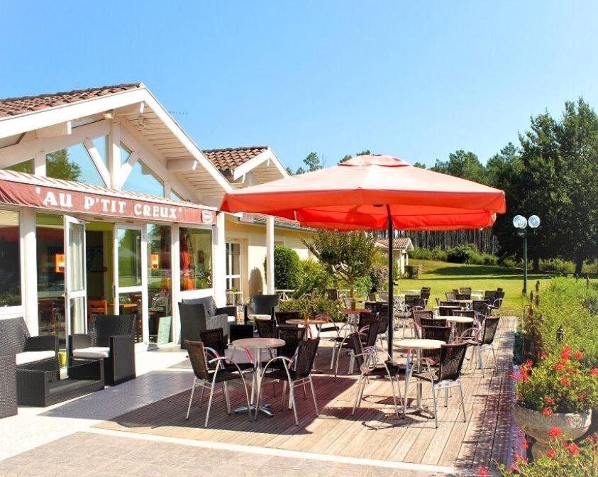 Au P'Tit Creux Des Landes Hotel Ychoux Bagian luar foto